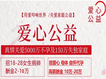 商都捐卵助孕生子 爱心志愿者招募
